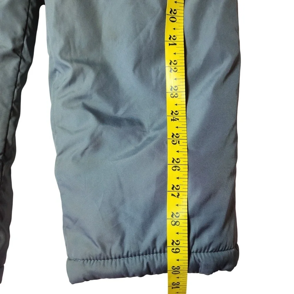 OshKosh‎ Bgosh Girls Gray Fleece Lined Insulated Snow Bib Overalls Size 6X